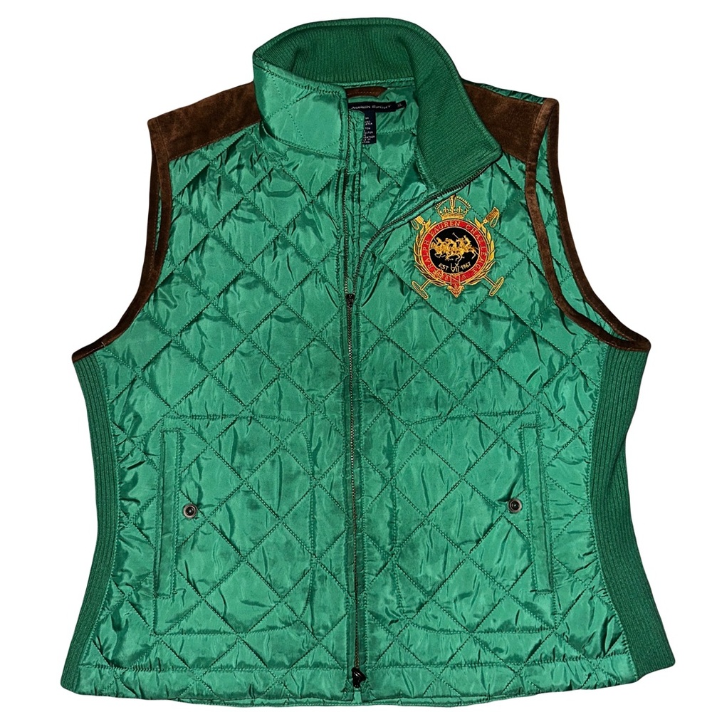 Green Vintage Ralph Lauren Vest